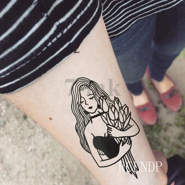 Waterproof Temporary Tattoo lovely Anime tatto stickers flash tatoo fake tattoos for girl women lady kid