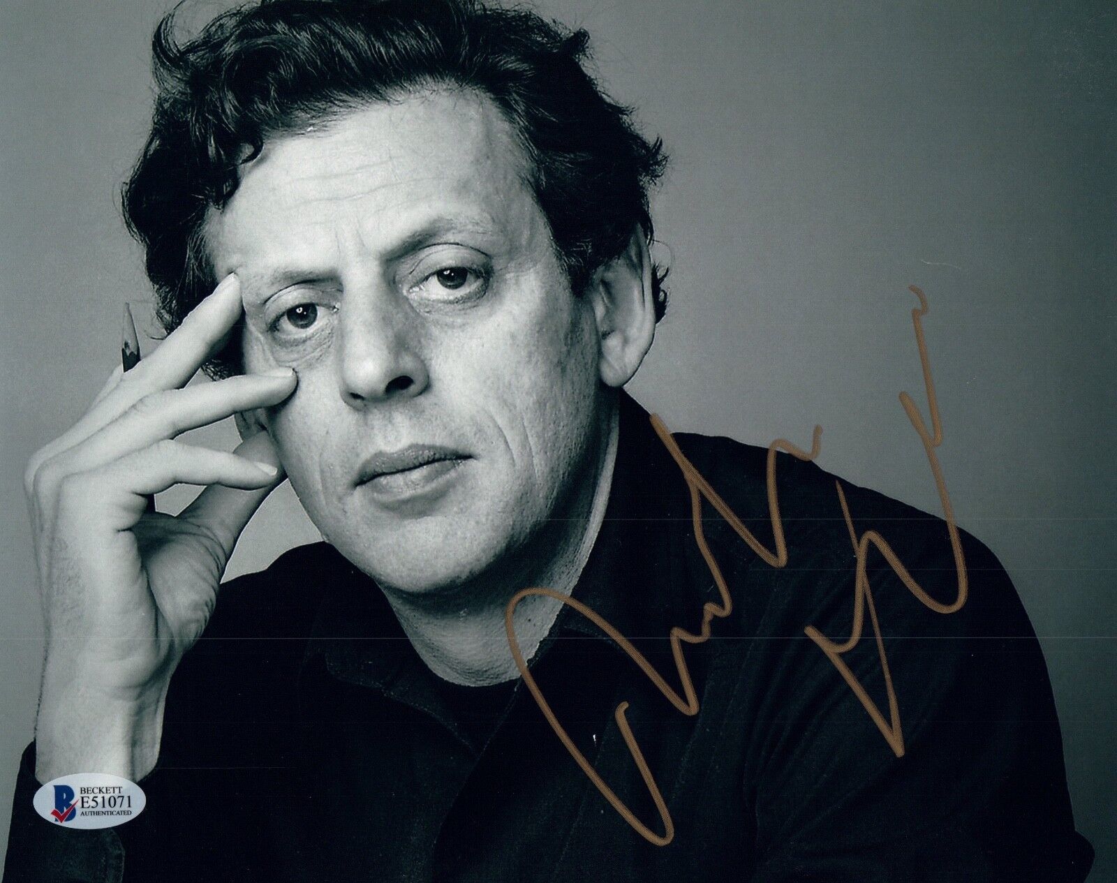 Philip Glass Signed Autographed 8x10 Photo Poster painting Classical Composer Beckett BAS COA