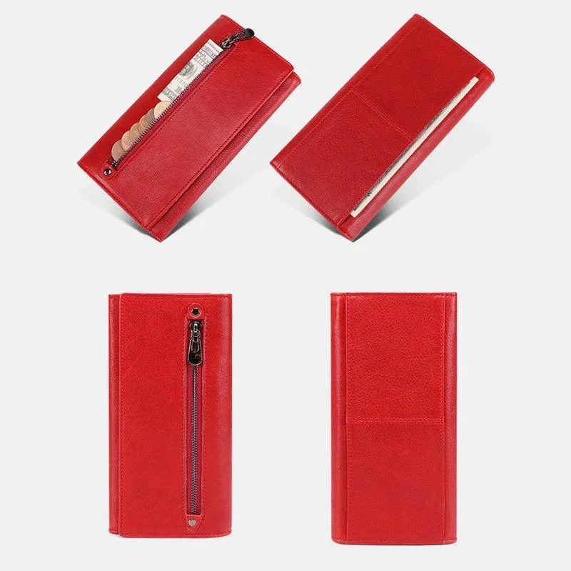 Genuine Leather RFID Vintage Wallet