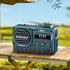 Portable FM Radio with LED Display Digital Radio Recorder BT 5.4 Radio Speaker