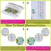 Abstract Special Shaped 5D DIY Partial Drill Diamonds Dots Gem Art Kits for Adults Beginners Home Decor Diamonds Paintings Gem Art 11.81 X11.81inch