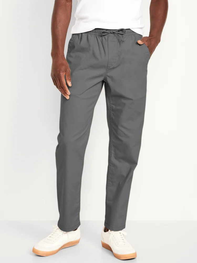 Men's Cotton Loose Taper Utility Pants Casual Pants