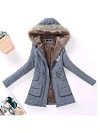 Women's Winter Coats Hooded Faux Fur Coat Jacket