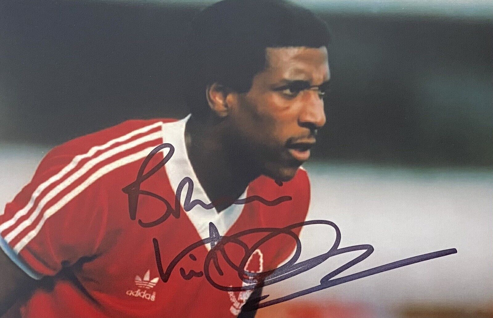 Viv Anderson Genuine Hand Signed Nottingham Forest 6X4 Photo Poster painting