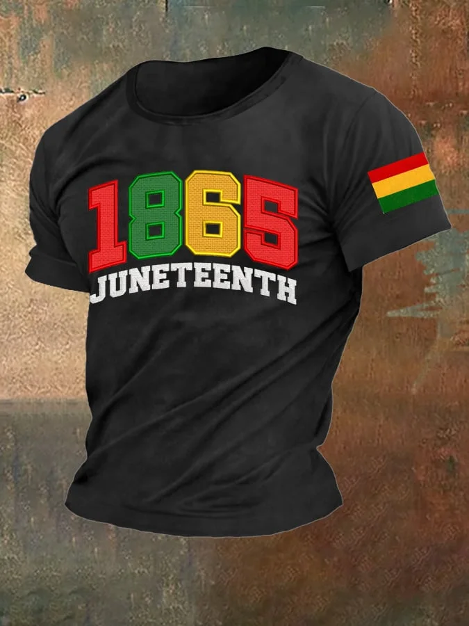 Men's 1865 Printed Crew Neck T-Shirt 