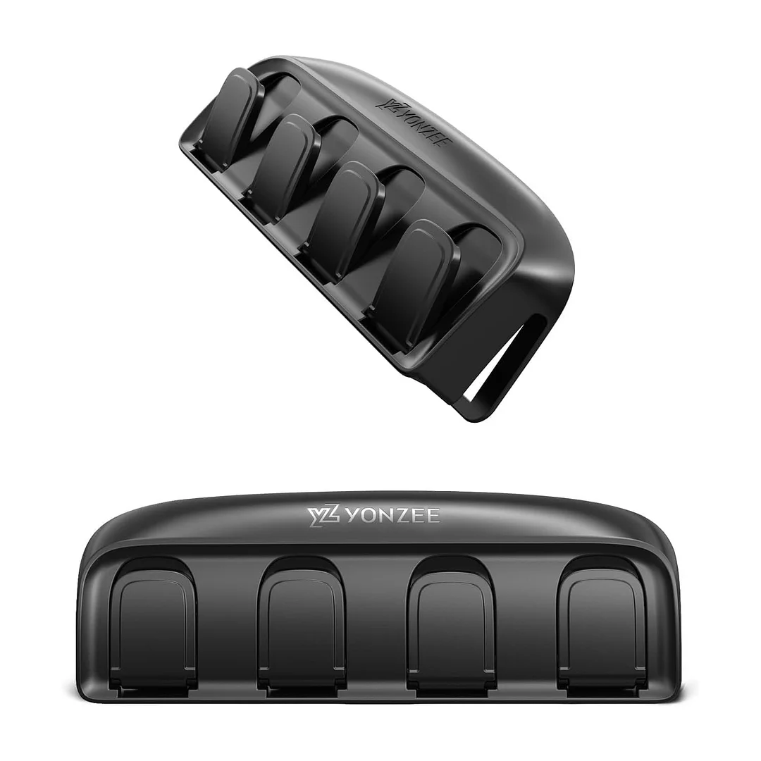 YONZEE Tesla Foldable Car Seat Hooks, 4 in 1 Hidden Car Seat Back Organizer