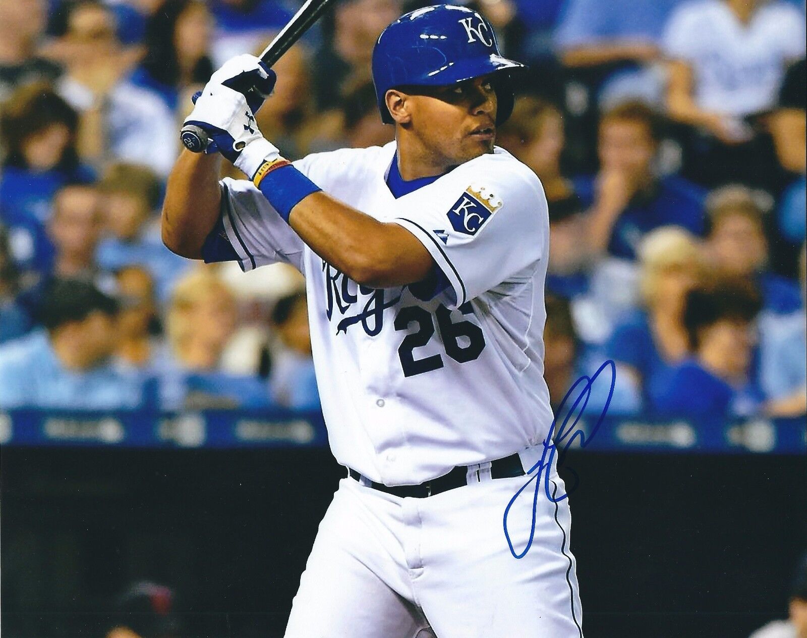 Signed 8x10 FRANCISCO PENA Kansas City Royals Autographed Photo Poster painting - COA