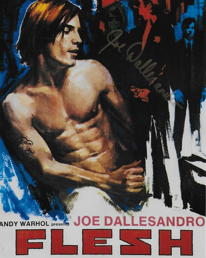 Joe Dallesandro Original Autographed 8X10 Photo Poster painting #6