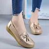 Women&lsquo;s Flat Loafer Ballet Leather Breathable Casual Shoes
