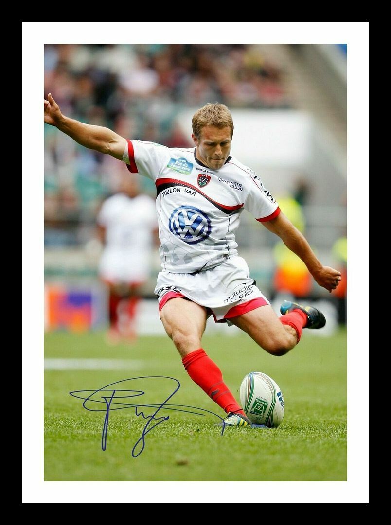 Jonny Wilkinson - England Autograph Signed & Framed Photo Poster painting 3