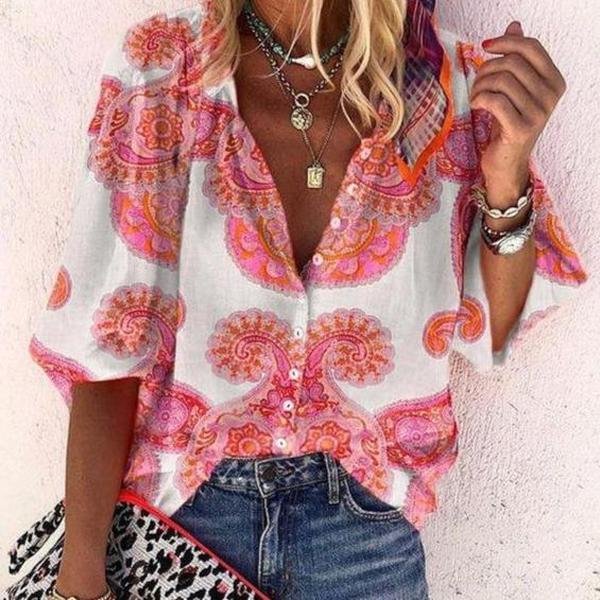 Daily Special Paisley Print Blouse