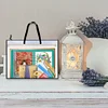 (US Only)Cross Stitch Art Portfolio Bag Large Capacity Board Holder Bag for Large Posters