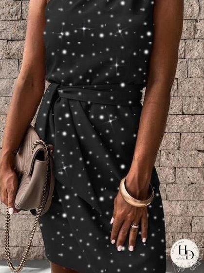 Dresses Shiny Sleeveless Strapless Tight Dress for Women