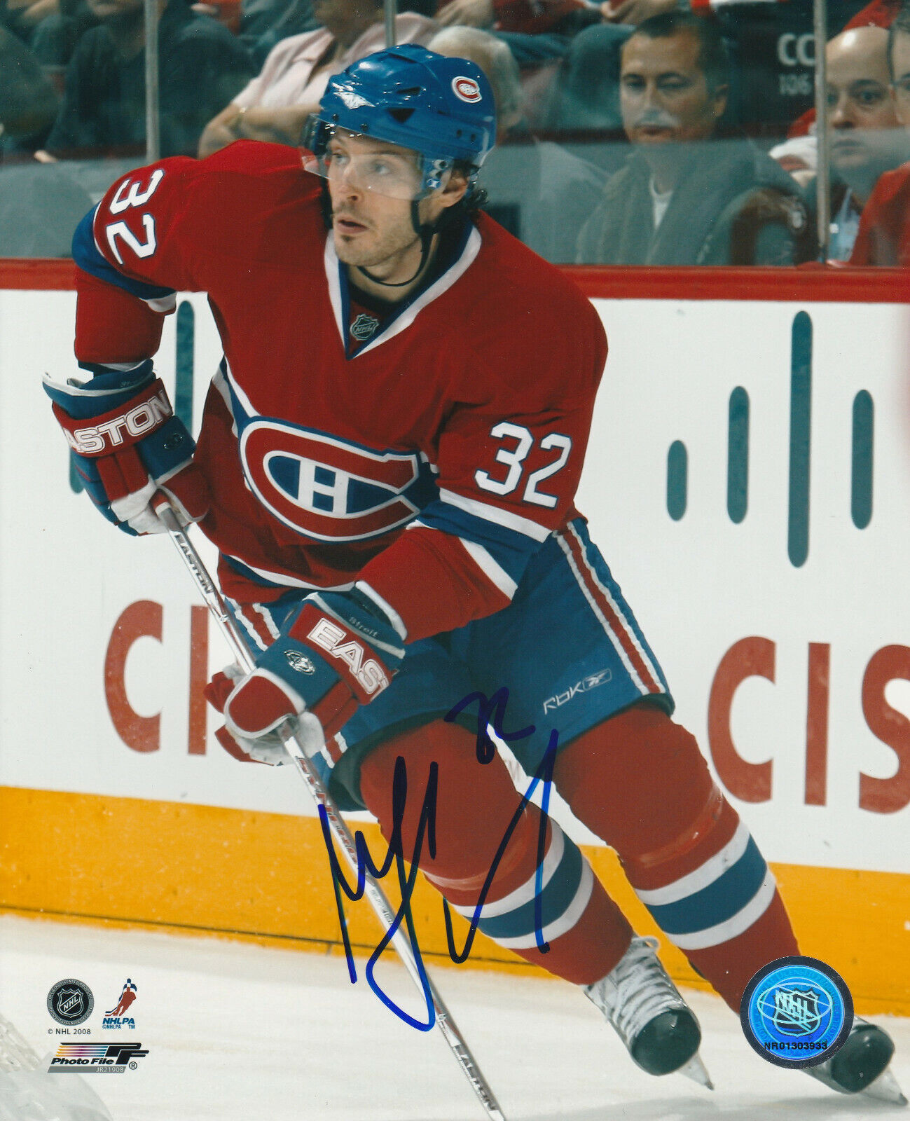 MARK STREIT SIGNED MONTREAL CANADIENS 8x10 Photo Poster painting! Autograph