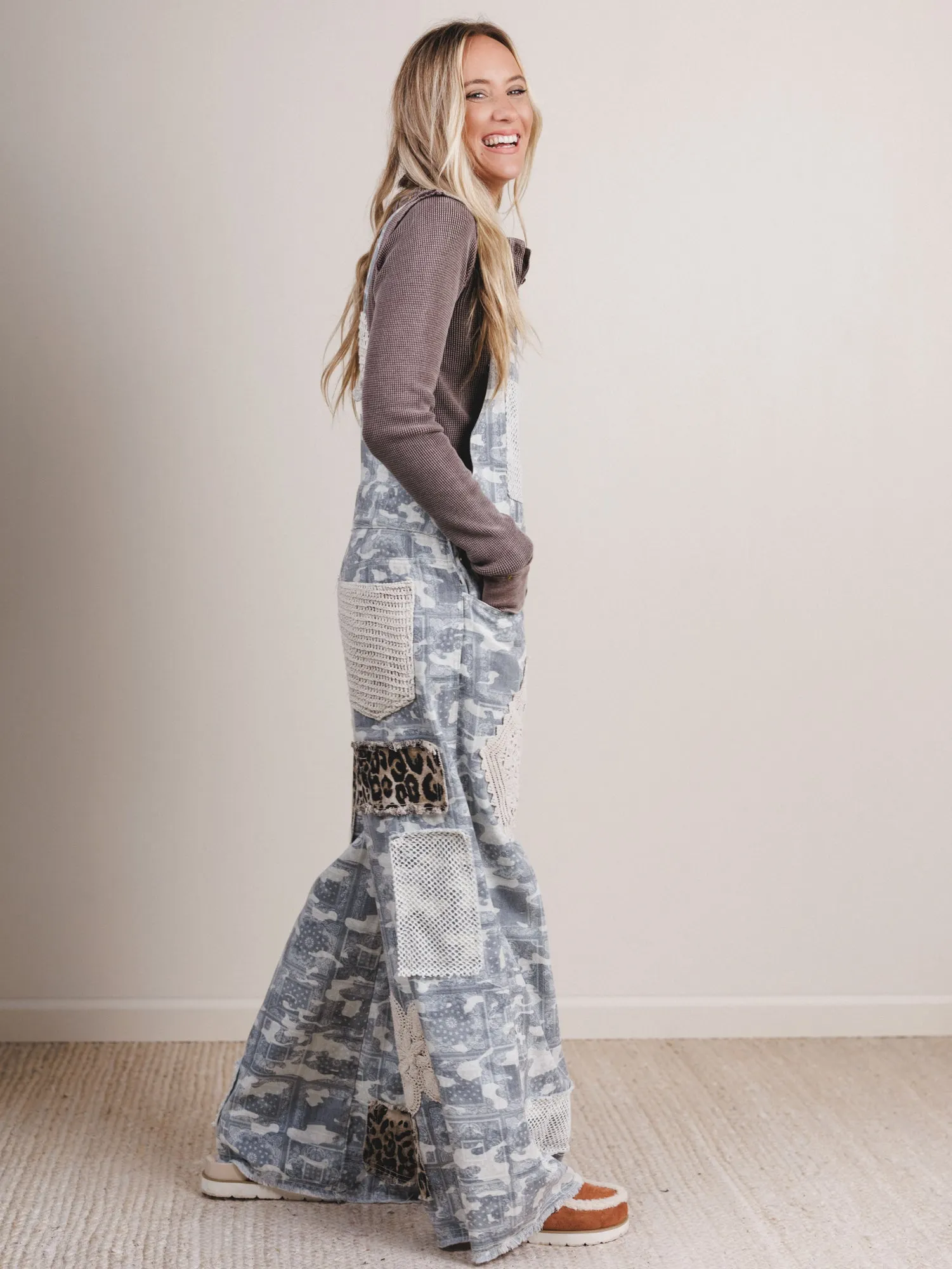Camo Calling Overalls - Almond Camo