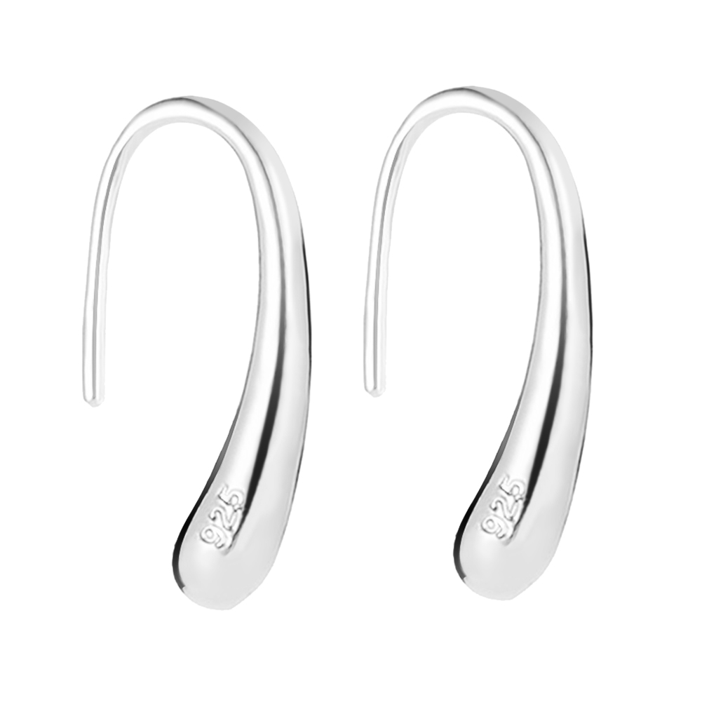 

Fashion 925 Silver Plated Earrings Women Ear Hook Engagement Jewelry Gifts, 501 Original