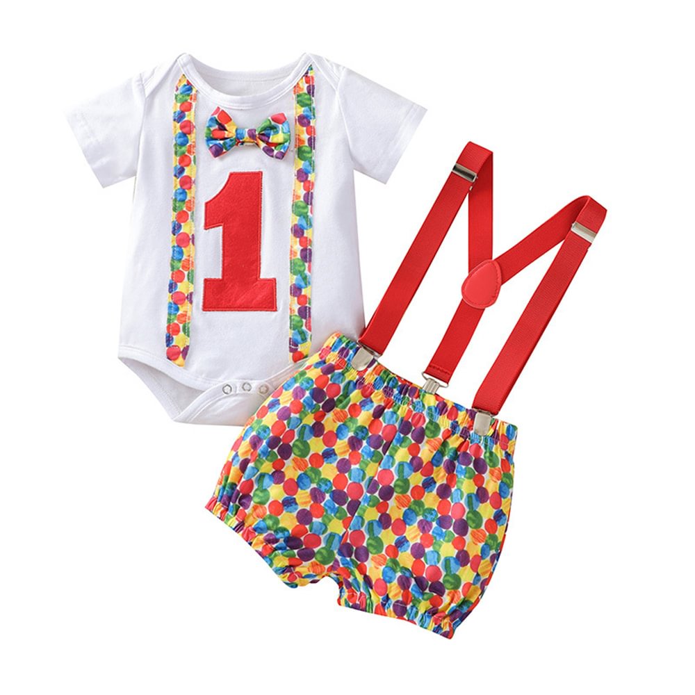 Summer Baby Romper Little Stone Printed Overalls Baby Clothes-Pajamasbuy