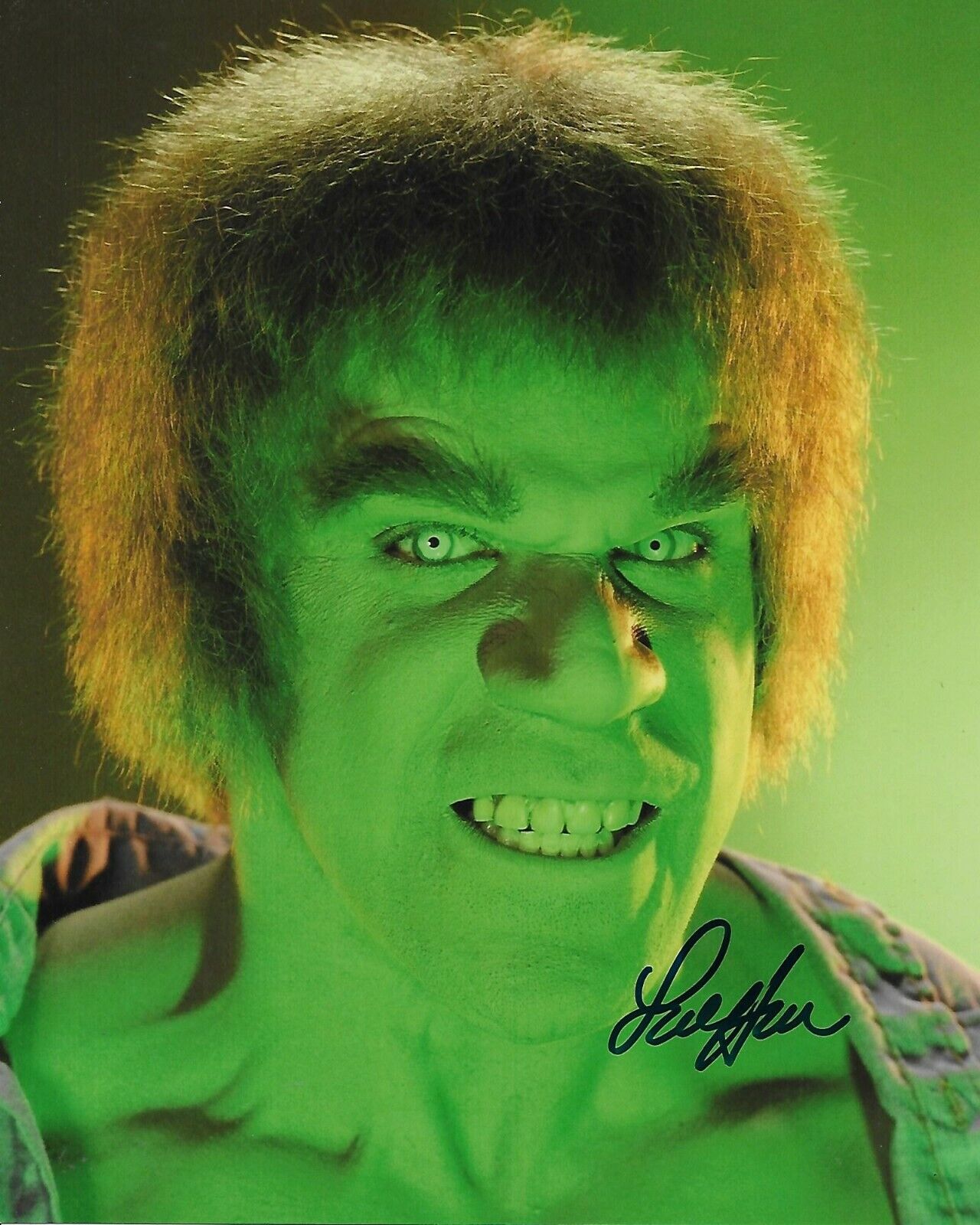 Lou Ferrigno Original In Person Autographed 8X10 Photo Poster painting - The Hulk #21