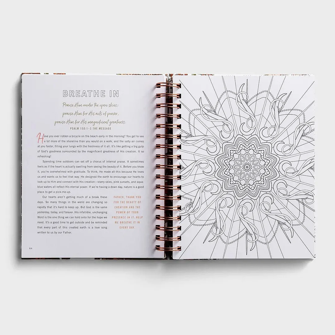 🔥LAST DAY SALE 50% OFF - Set Your Mind on Things Above: Devotional Coloring Book➕️(Hardcover)