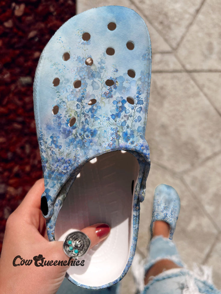 Vintage Art Print Casual Hole Slippers Multicolor / 36