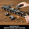 1165-piece set of WWII army tank toys compatible with Lego, create a large KV-VI military model or 8 sets of WWII tanks