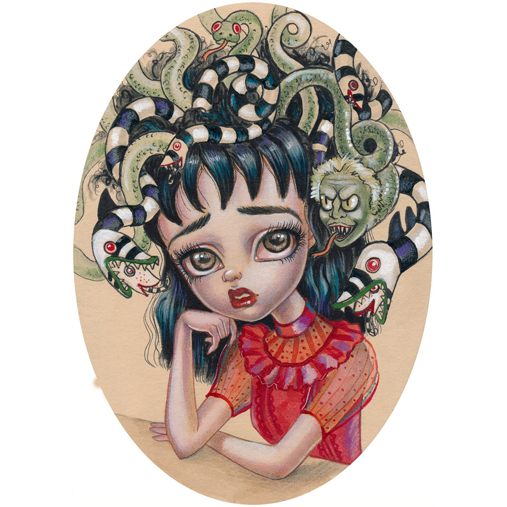 

Big Eyes Doll - Round Drill Diamond Painting - 30*40CM, 501 Original