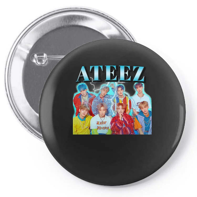 Ateez Cartoon Character Brooch Badge officialateezshop