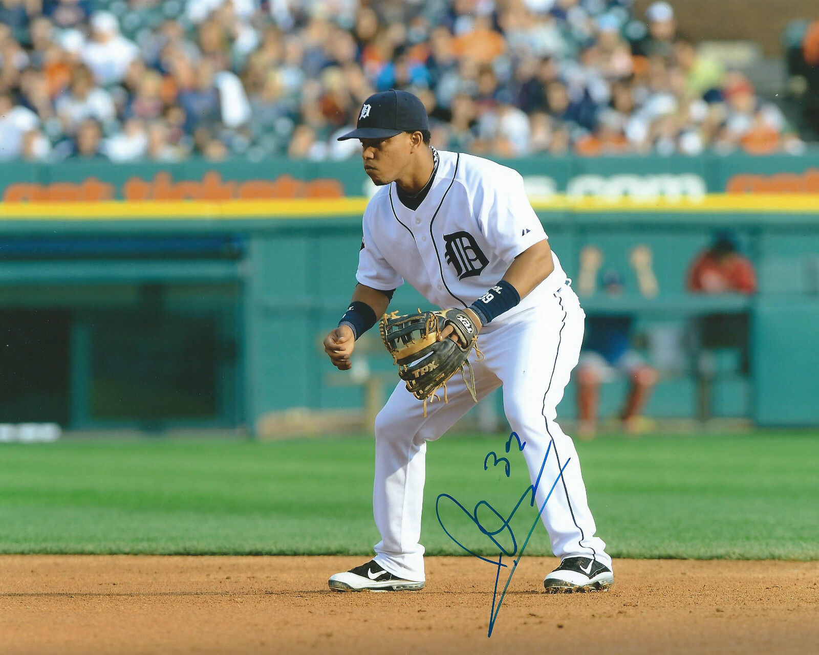 **GFA Detroit Tigers *RAMON SANTIAGO* Signed 8x10 Photo Poster painting R2 COA**