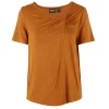 ONLY Brand New office lafy loose solid v-neck T-shirt women| 118101570