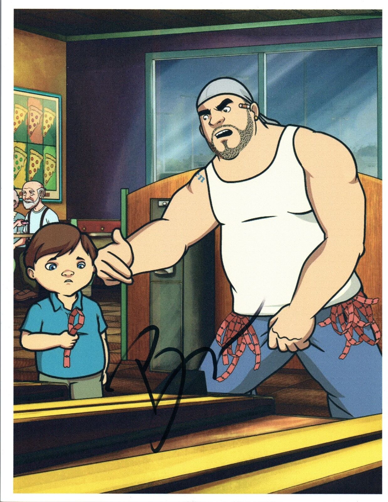 Bobby Moynihan Signed Autograph 8x10 Photo Poster painting Chozen SNL Saturday Night Live COA VD