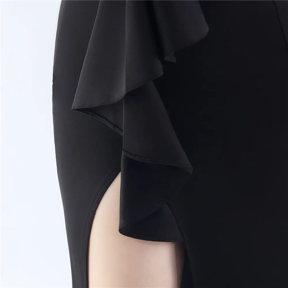 Classic Satin Off Shoulder Long Evening Dress - Elegant & Timeless - Ootddress