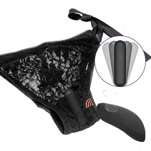 Lace Wearable Wireless Vibrator with Remote – Powerful Clitoral & Internal Stimulation, Waterproof Masturbator