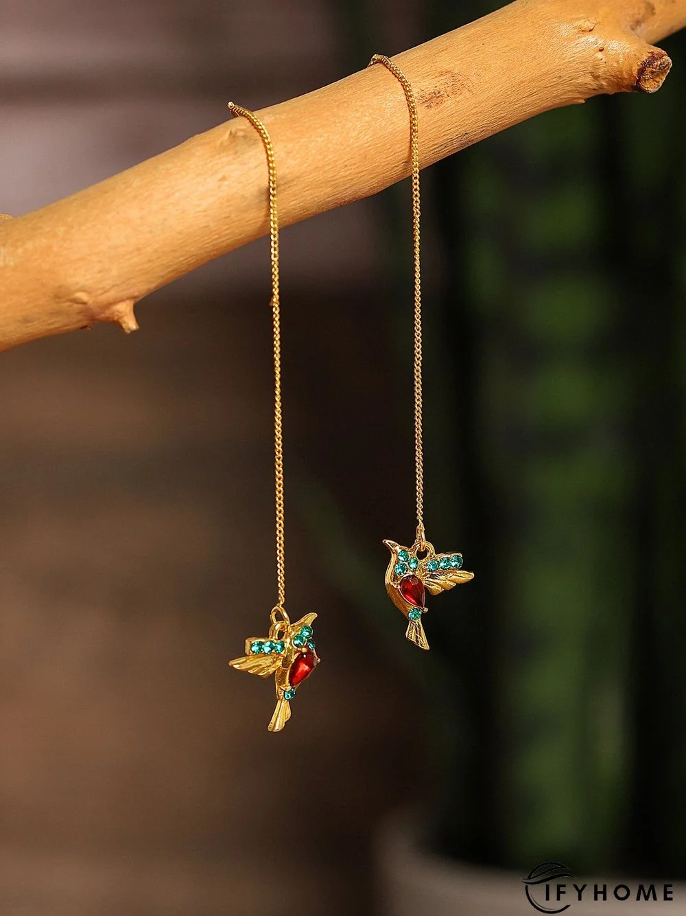 Bejeweled Bird Earrings | IFYHOME