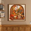 Stamped Cross Cross cross stitch kit for Adults Seasonal Landscape 11CT 40x40cm tapestrymarket