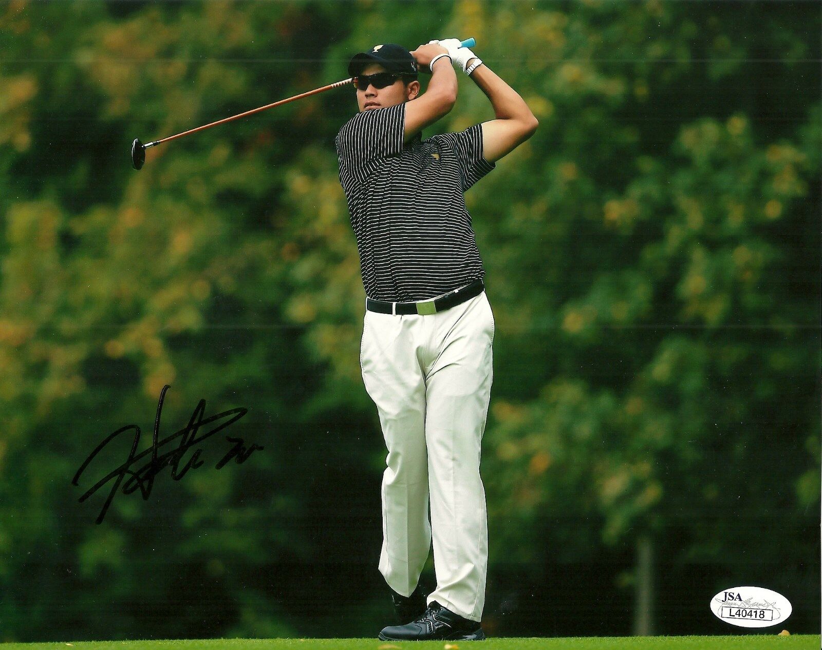 JAPAN HIDEKI MATSUYAMA HAND SIGNED PGA GOLF 8X10 Photo Poster painting W/ JSA COA