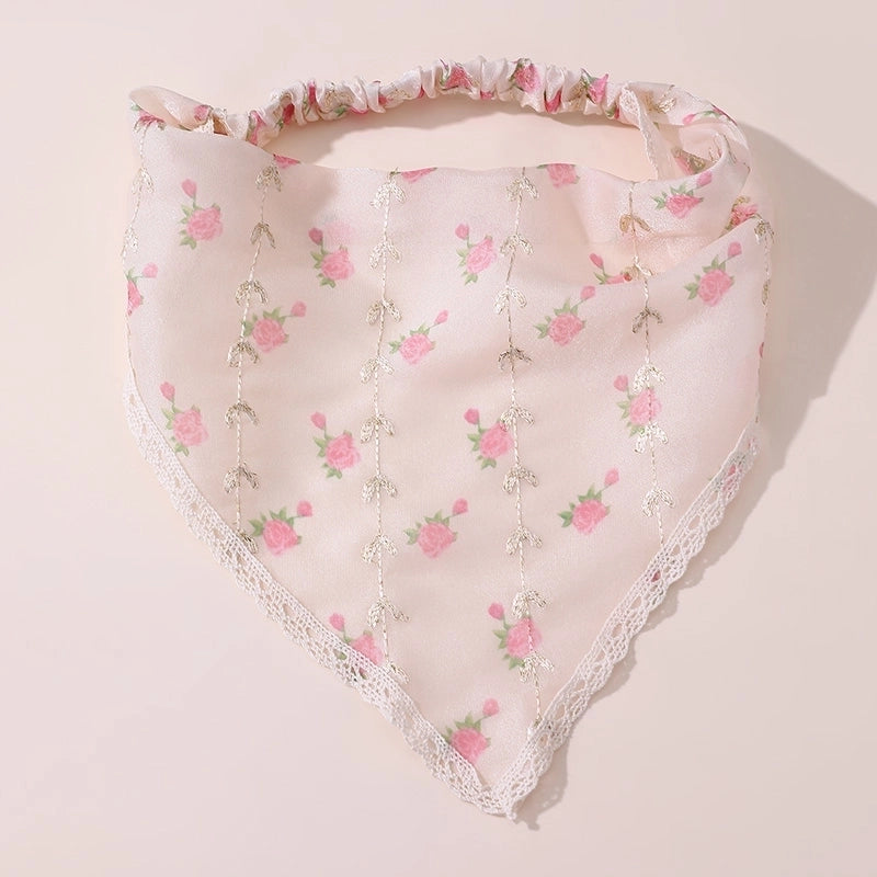 Women’s Sweet Minimalist Ditsy Floral Polyester Hair Clip Hair Band Hair Tie