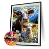 Diamond Painting-DIY Full Round Drill Cow