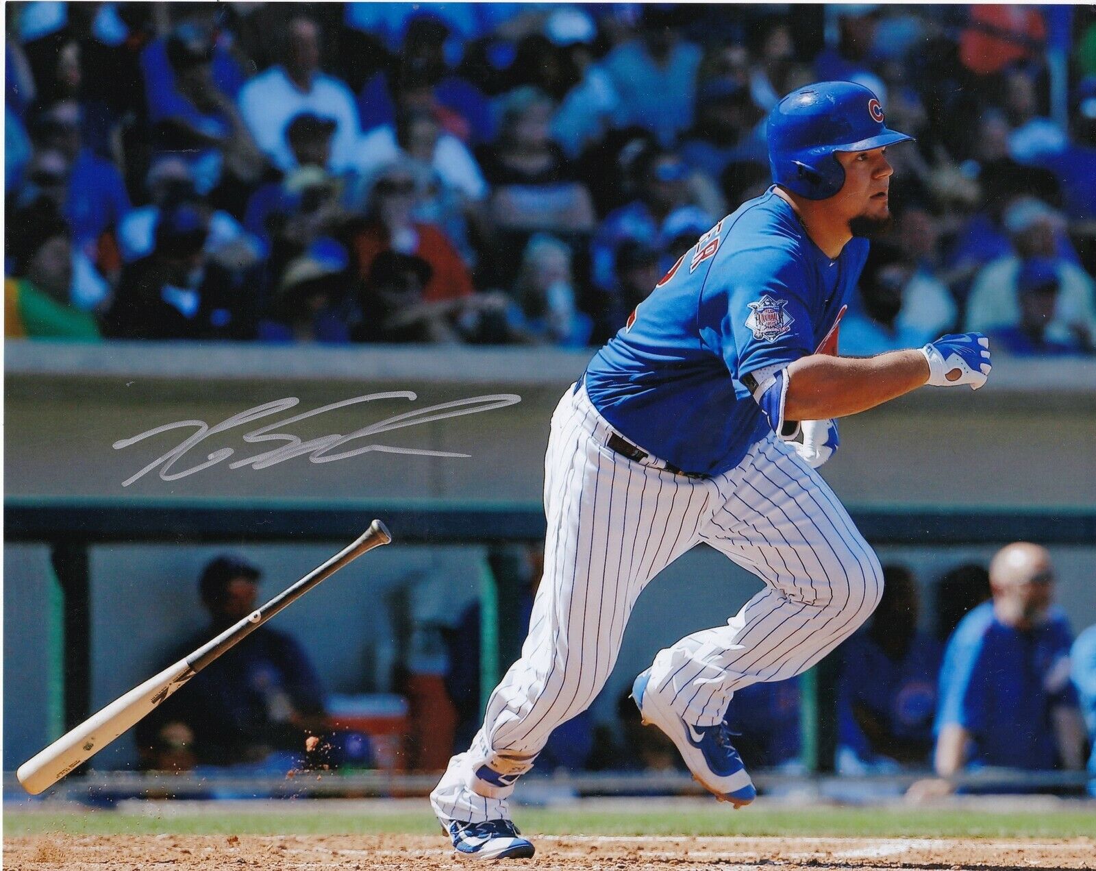 KYLE SCHWARBER CHICAGO CUBS ACTION SIGNED 8x10