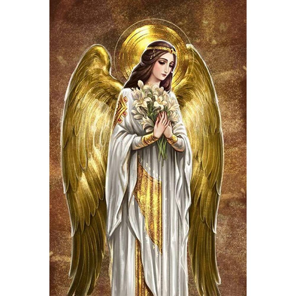 

40*60CM - Round Drill Diamond Painting - Angel, 501 Original