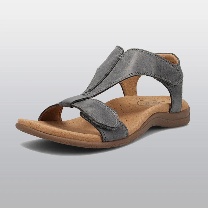 Sursell Shoes Women's Arch Support Flat Sandals