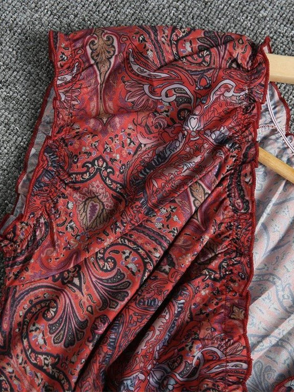 Stop and Stare Paisley Print Maxi Dress