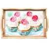 DIY Diamond Painting Wooden Tray Food Tray with Handle Living Room Decoration Cupcake Wooden Tray Kit