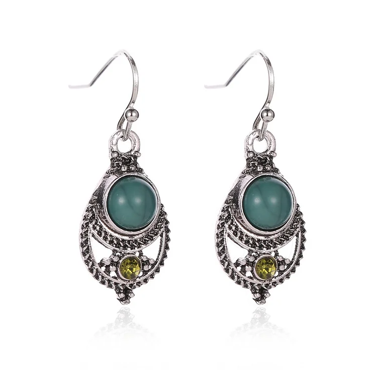 Vintage Hollowed Out Carved Earrings