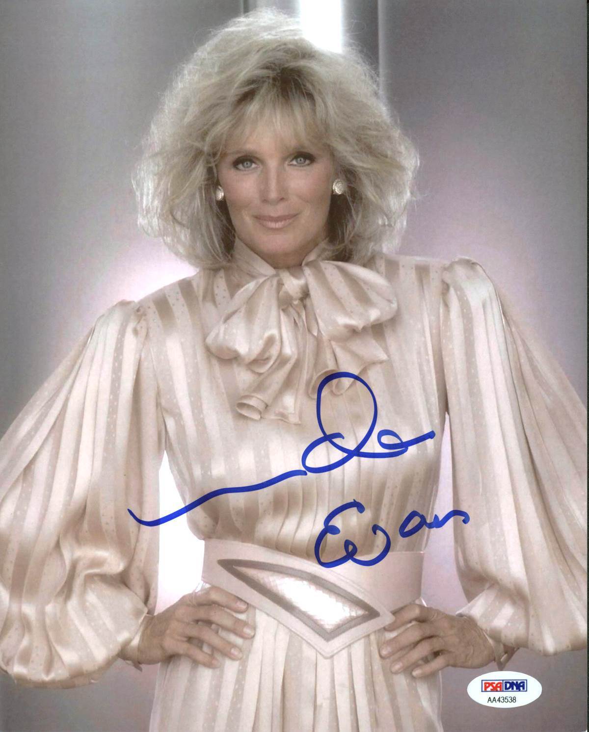 Linda Evans Dynasty Authentic Signed 8X10 Photo Poster painting Autographed PSA/DNA #AA43538