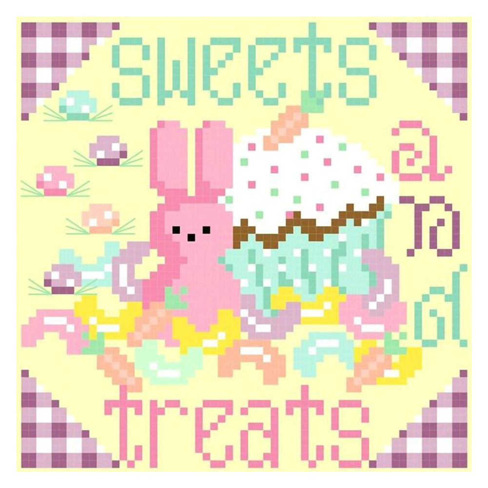 

Easter Bunny - 11CT Stamped Cross Stitch - 30*30CM, 501 Original