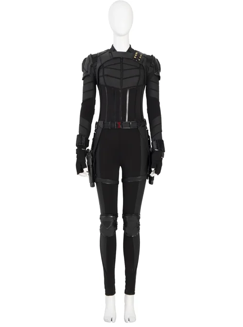 Marvel Black Widow 2021 Yelena Belova Black Suit Halloween Cosplay Costume