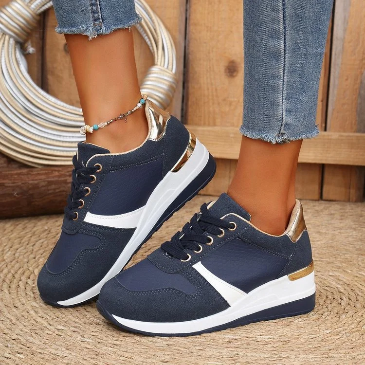 Yyvonne Sports Single Shoes Women's New Fashion In The Spring Of 2025 Casual Thick Soles Are Comfortable