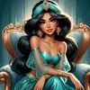 Diamond Painting -DIY Full Square Drill Cartoon Princess(45*45CM)