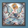Blue Butterfly Pearl Fairy Special Shaped 5D DIY Partial Drill Diamond Painting Kits for Adults Beginners Home Decor Diamonds Dots Gem Art Kits Diamond Dots Paintings 11.81 X11.81inch