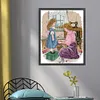 Daughter'S New Dress-14CT Stamped Cross Stitch 28*33cm/11.02*12.99in tapestrymarket